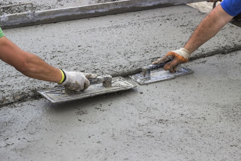 Restored Concrete Surface with New Coating